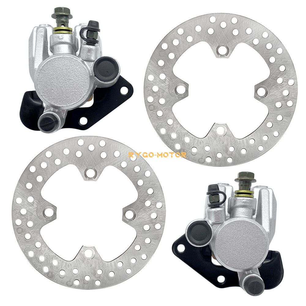 Front Brake Calipers & Disc Rotor for Kawasaki Prairie 360 KVF360 4x4 2003-2013