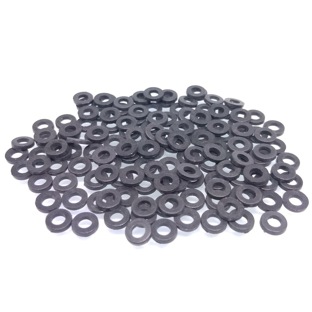 1000pcs M2.5 Black Nylon Flat Washers