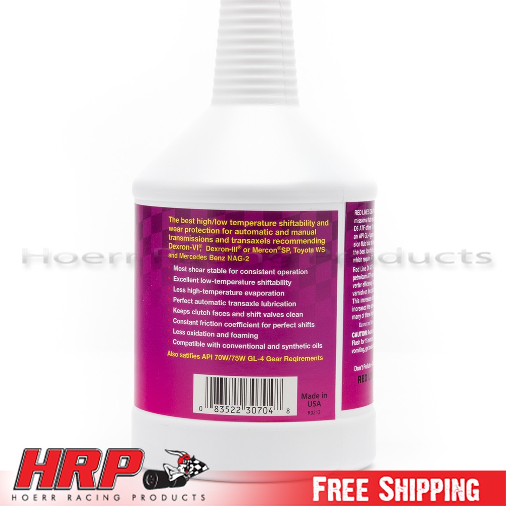 RedLine-D6 Automatic Transmission Fluid (ATF) -1 Quart - PN: 30704