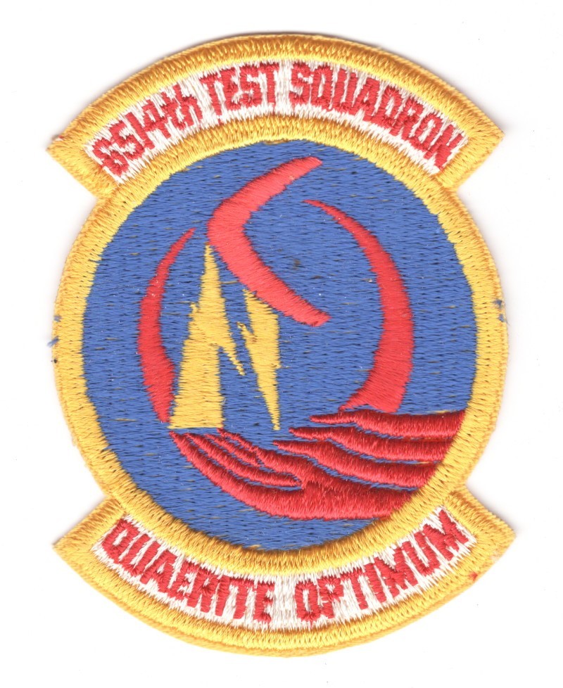 USAF Air Force Patch: 6514th Test Squadron - 3"