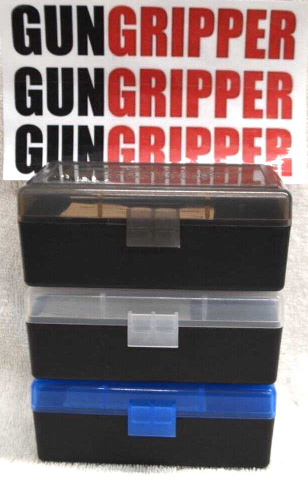 3 x BERRY'S PLASTIC AMMO BOX, 50 Rounds Each 357/38 - RANGE COMBO PACK