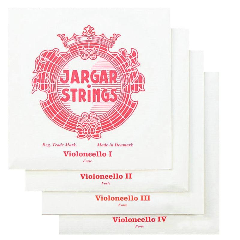 New Jargar Violoncello strings Set 4/4 Medium Red Made in Denmark Freeshipping !
