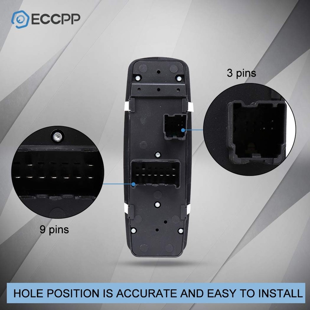 BriSunshine Power Window Switch Door Lock Switch Front Driver’s Side