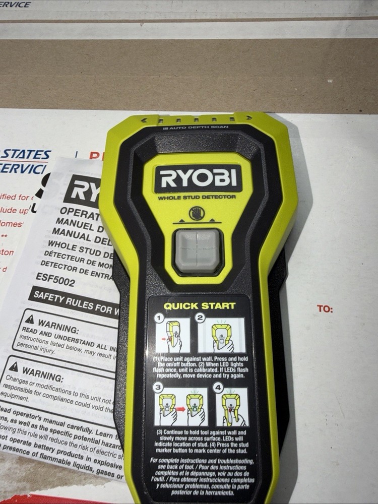 Ryobi Whole Stud Detector - ESF5002