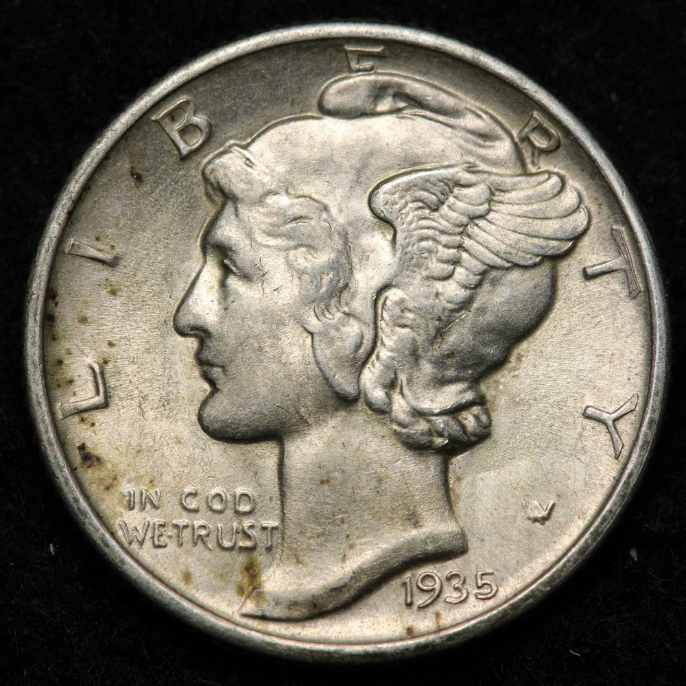1935 Mercury Silver Dime BU *UNCIRCULATED* MS E200 URCH