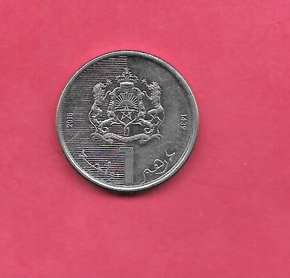 MOROCCO Y139 2018 DIRHAM BU GEM UNCIRCULATED NICE RECENT COIN