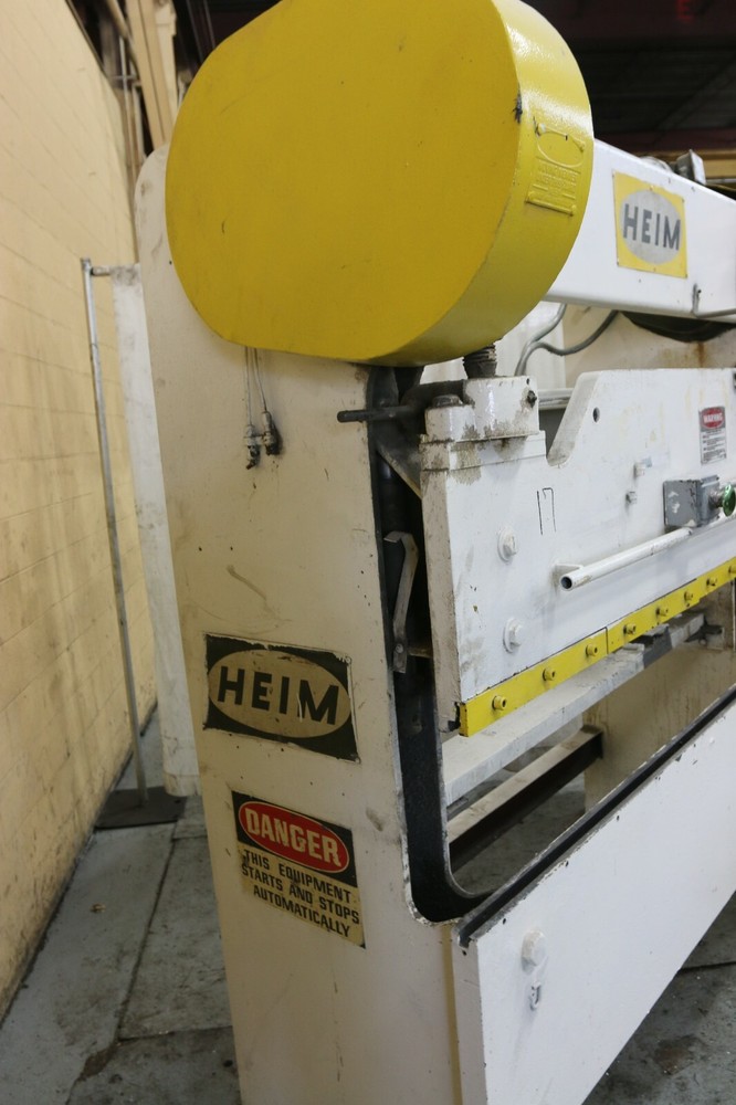 45 TON X 8' HEIM PRESS BRAKE: YODER #68990