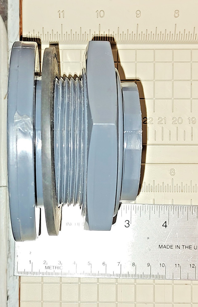 1-1/2” FPT PVC Bulkhead Fitting