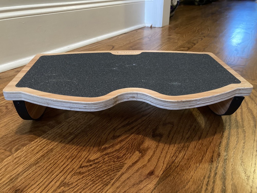 Strongtek Wooden Rocking Foot Rest Stool