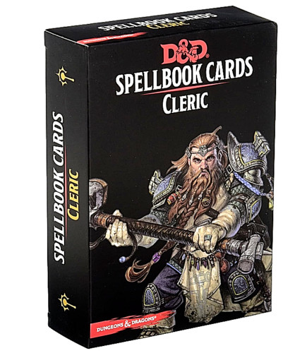 Dungeons & Dragons - Spellbook Cards: Cleric (153 cards) 5E
