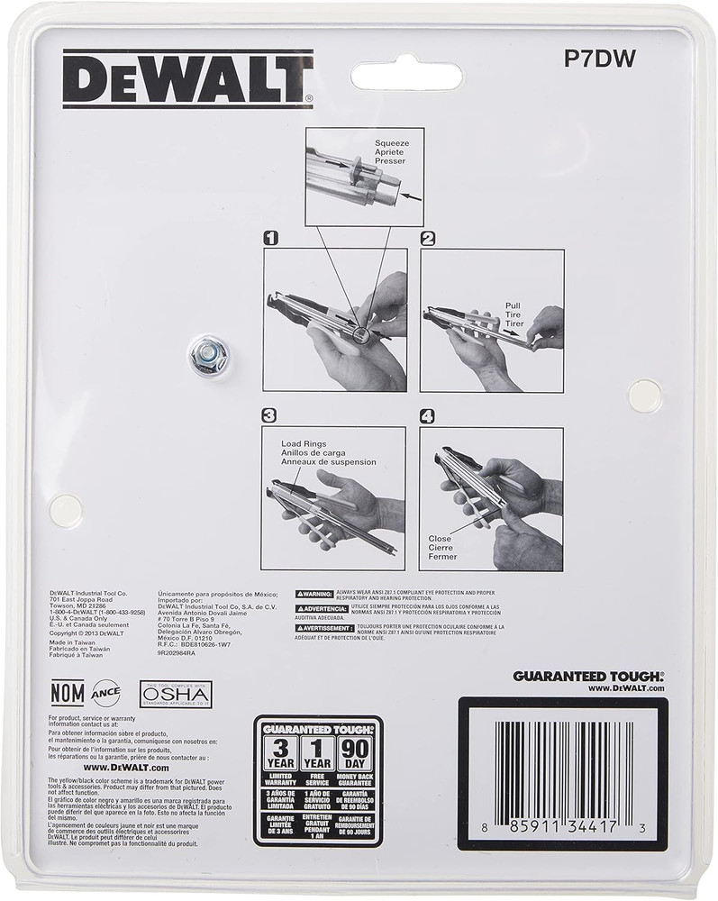 Hog Ring Pliers Kit, Includes Pliers and 1000 Ring Pack (P7DW)