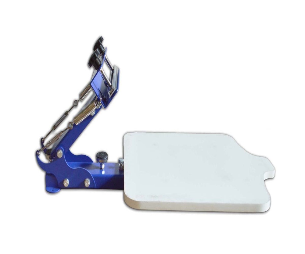 Desktop Fixed Single Color Screen Printing Machine T-shirt Press Fixed Pallet