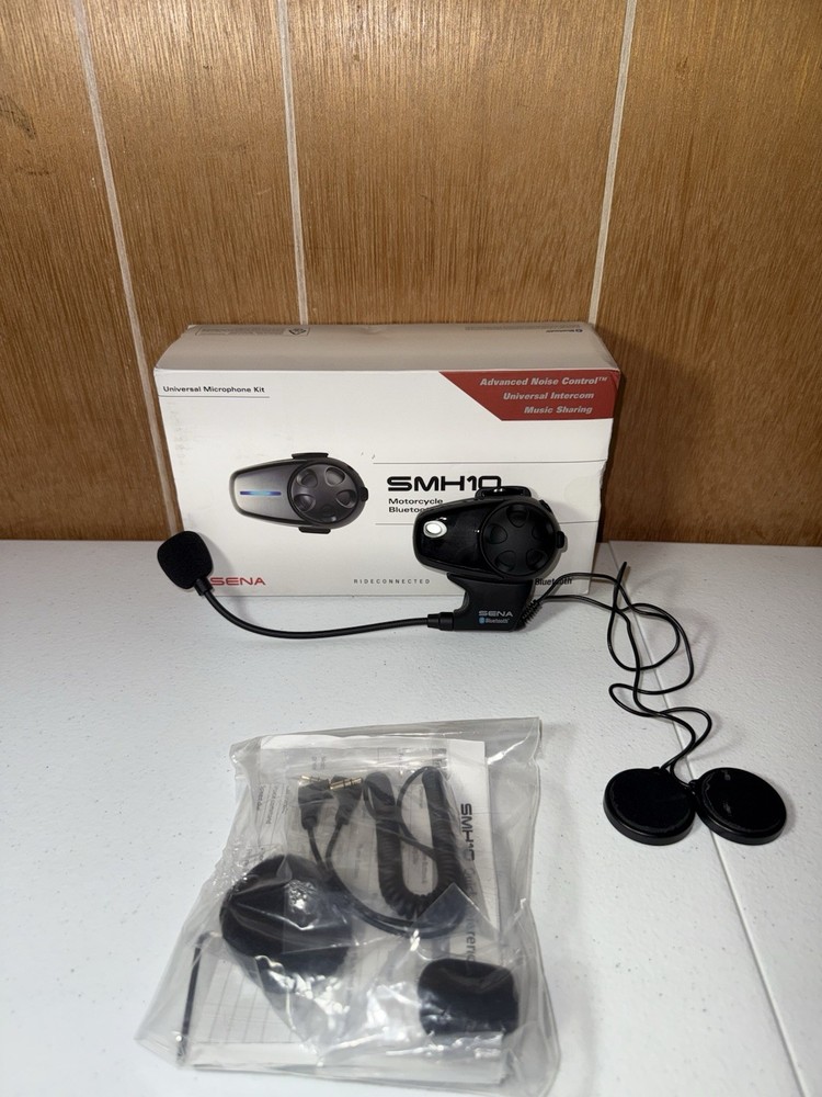 SENA SMH10 Motorcycle Bluetooth Headset Intercom - SINGLE Pre-Owned