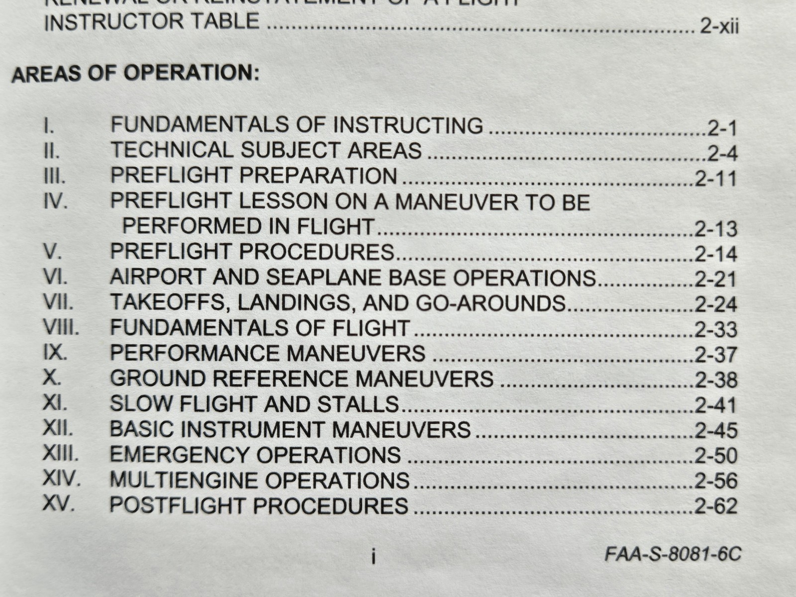 ASA Practical Test Standards Flight Instructor Commercial Pilot Multi-Engine FAA