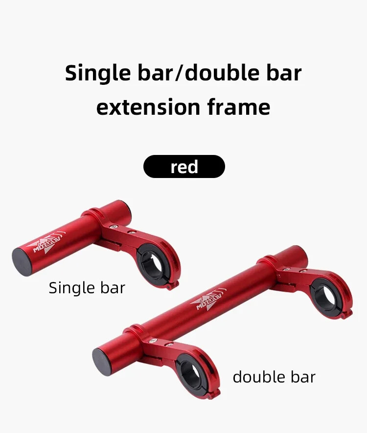 10/20/30cm Bicycle Handlebar Extended Bracket MTB Headlight Mount Extented Bar