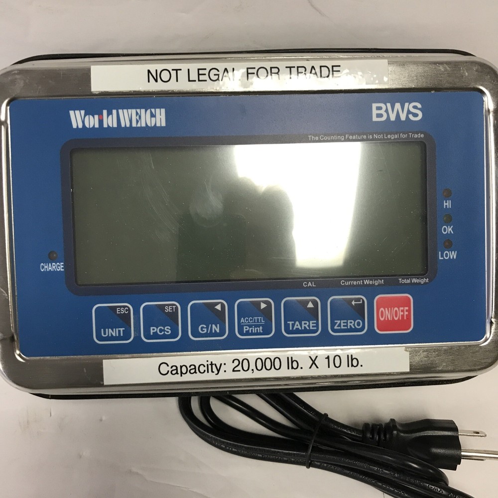 World Weigh BWS Digital Floor Scale (5000 lbs)