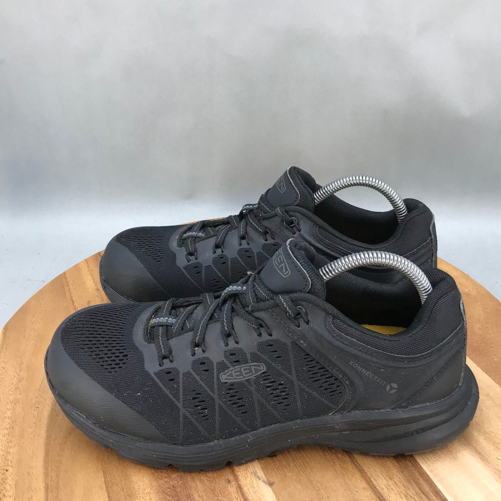 Keen Vista Energy Comp Toe Work Shoes Womens 10 M Black Mesh Lace Up Low Top
