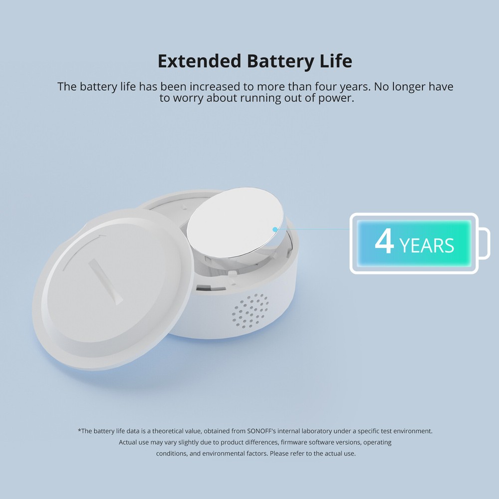 SONOFF SNZB-02P Smart Zigbee Temperature and Humidity Sensor Thermometer 2 Pack