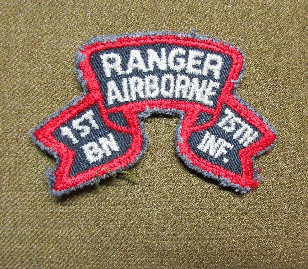 1st Bn 75th Infantry Ranger/ Airborne Patch ID'd.