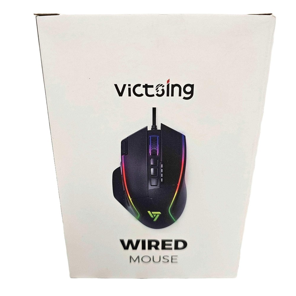 VicTsing PC322 USB RGB Gaming Mouse 16000 DPI Wired Programmable Backlit Ergonom