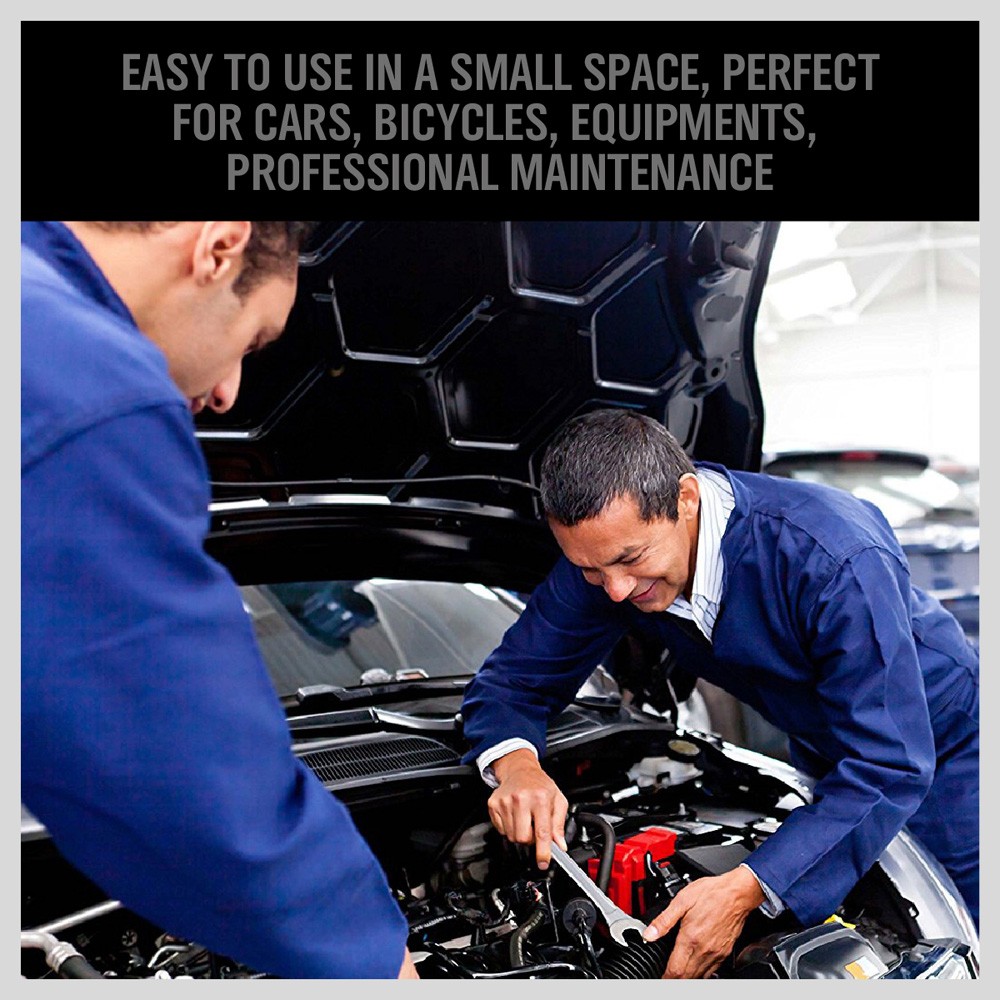 3/8'' Drive Impact Socket Set 50Pcs Shallow & Deep Socket Set Metric & Standard