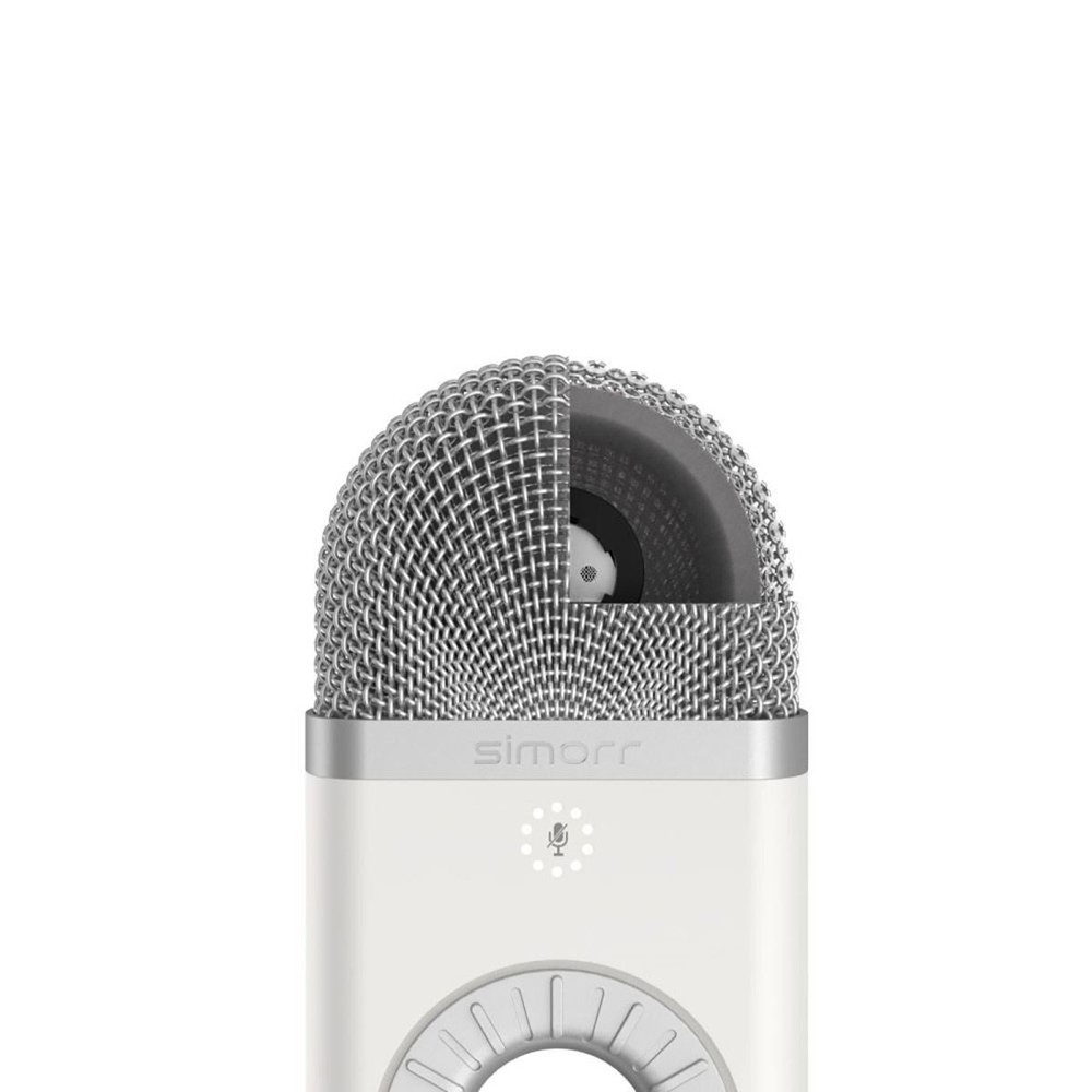 SmallRig simorr Wave U1 USB Condenser Microphone (White)