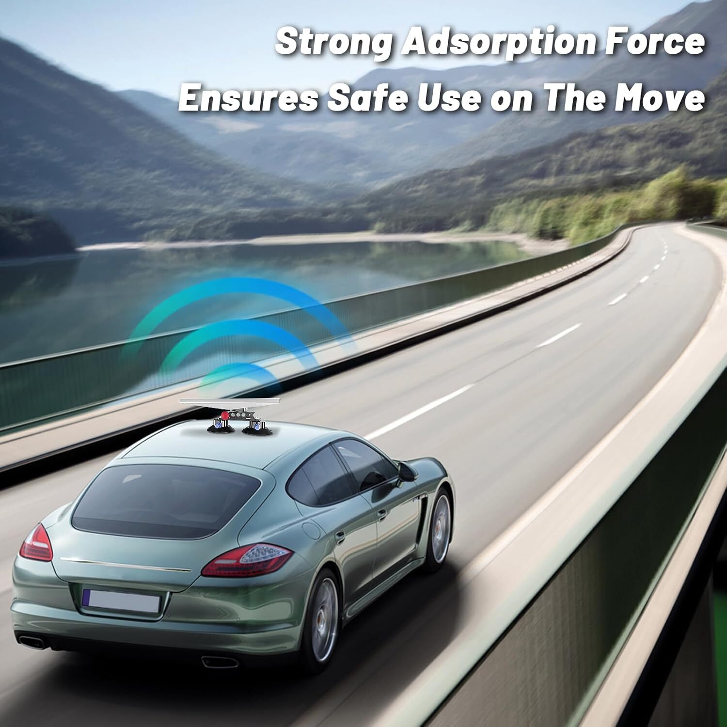 Starlink Mini Mount, Lymorexan Starlink Mini Roof Mount with 4.5" Suction Cup