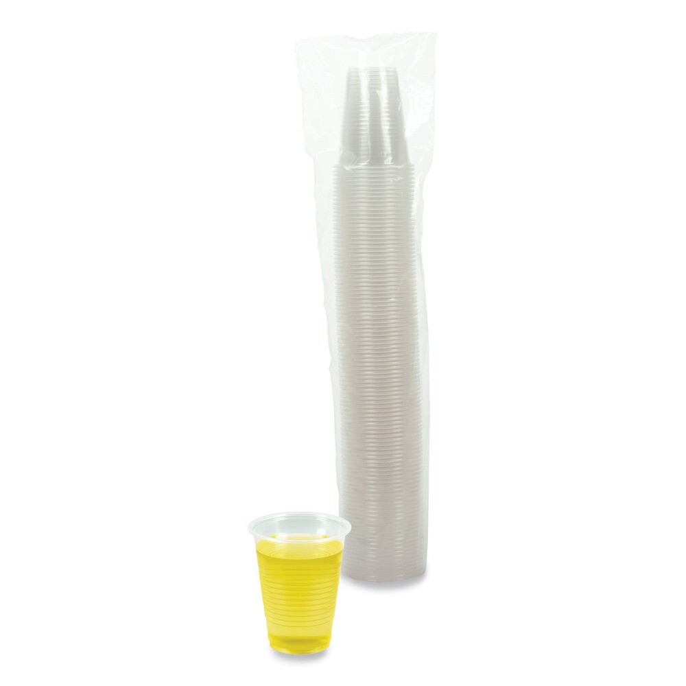 Boardwalk TRANSCUP7PK 7 oz. Polypropylene Cold Cups - Translucent (100/PK) New