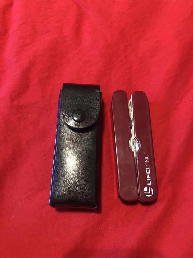 Red Lifelong Multi-Tool w/case