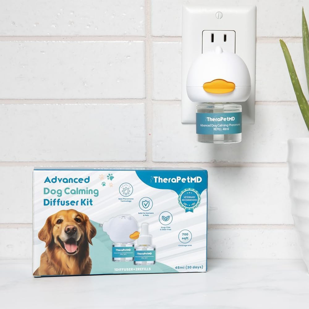 Therapet MD Dog Calming Diffuser - Pheromone Diffuser for Dogs Indoor Behavior S