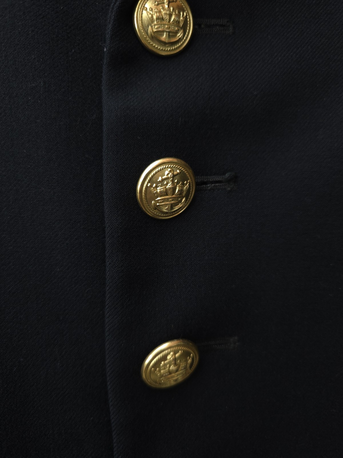 Vintage Antique 1920s Naval Uniform British Navy? Glasgow Scotland Peak Lapel 36