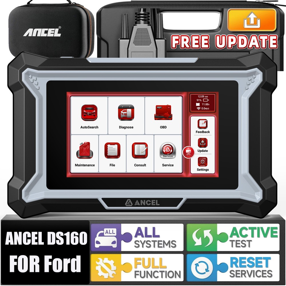 For FORD Full System OBD2 Scanner Code Reader with Bi-Directional DPF SAS Coding