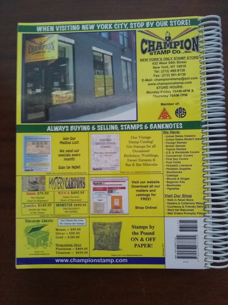 2012 Brookman U.S. , Canada, U.N. Stamp Catalog