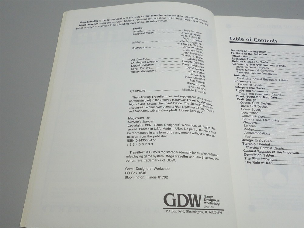 MegaTraveller: Referee's Manual (GDW)