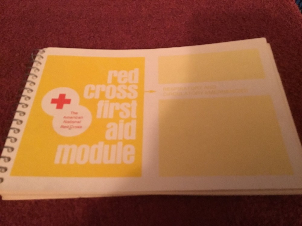 Red Cross 1st Aid Module 1978
