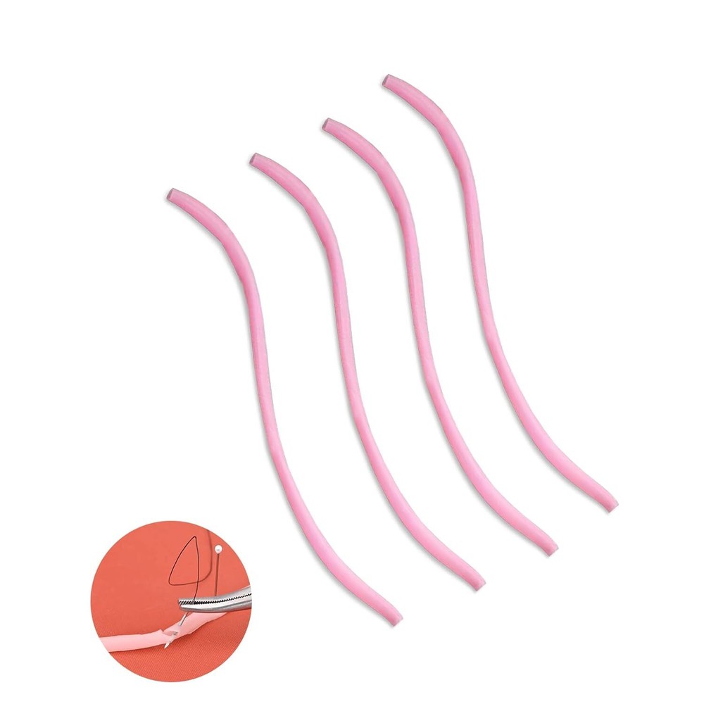 4PCS Vascular Microvascular Model Anastomosis Suture Training Teaching Mult Size