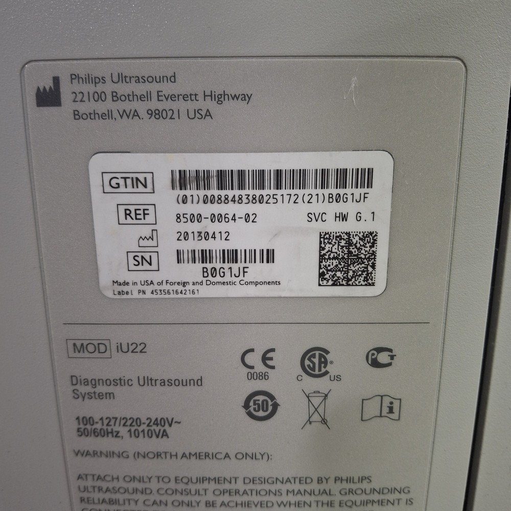 Philips IU22 Ultrasound