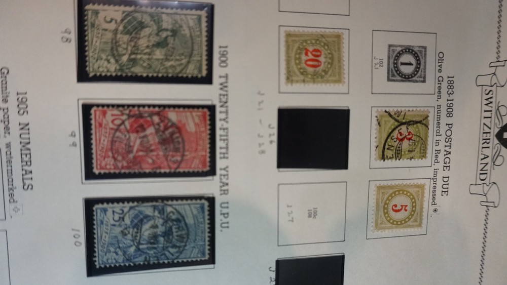 Nice Switzerland collection in album