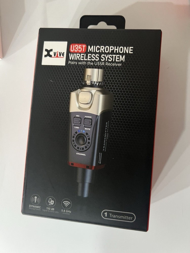 Xvive U35 Dynamic Microphone Wireless System Transmitter Only
