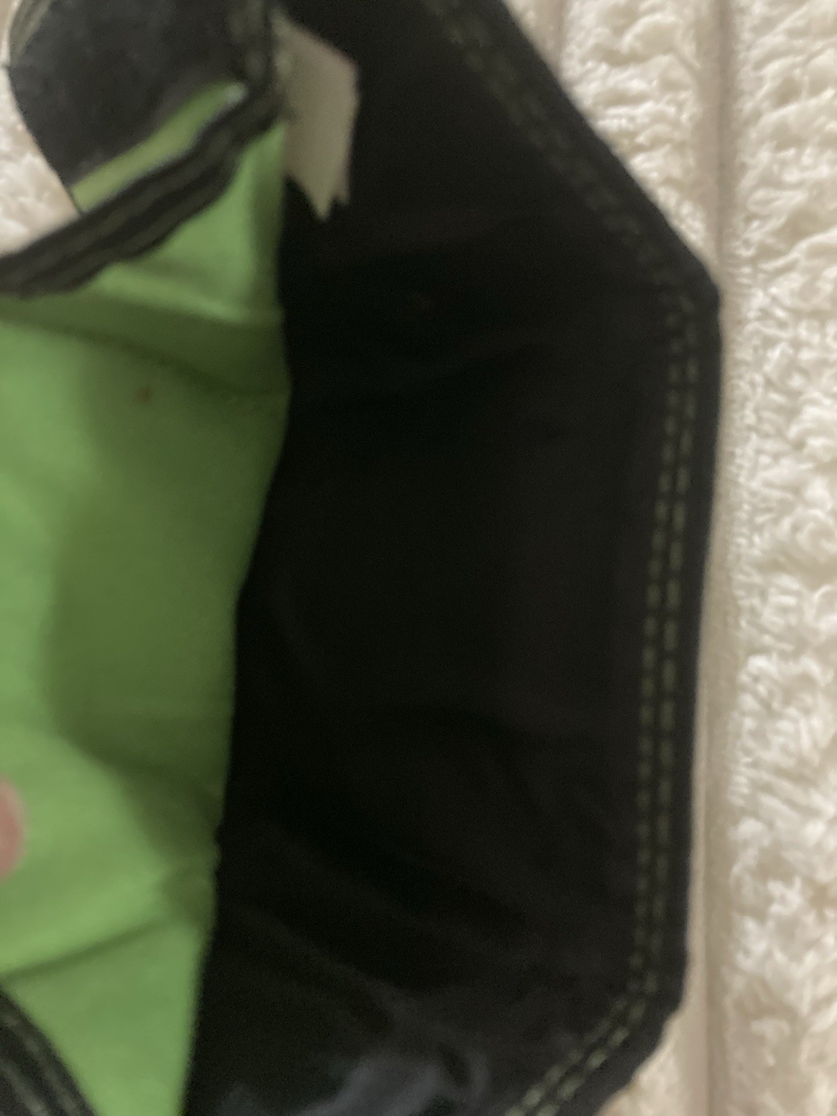 Vintage Disney Phineas and Ferb canvas green trifold wallet