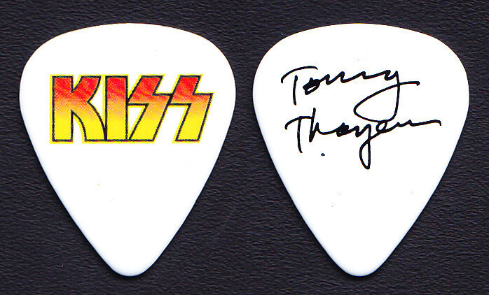 KISS Tommy Thayer Signature White Guitar Pick - 2008-2009 Alive 35 Tour
