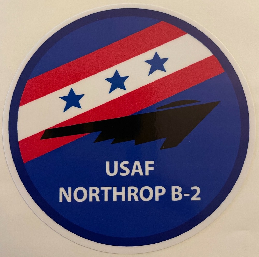 USAF Northrop B-2 Stealth Bomber Sticker Waterproof D43