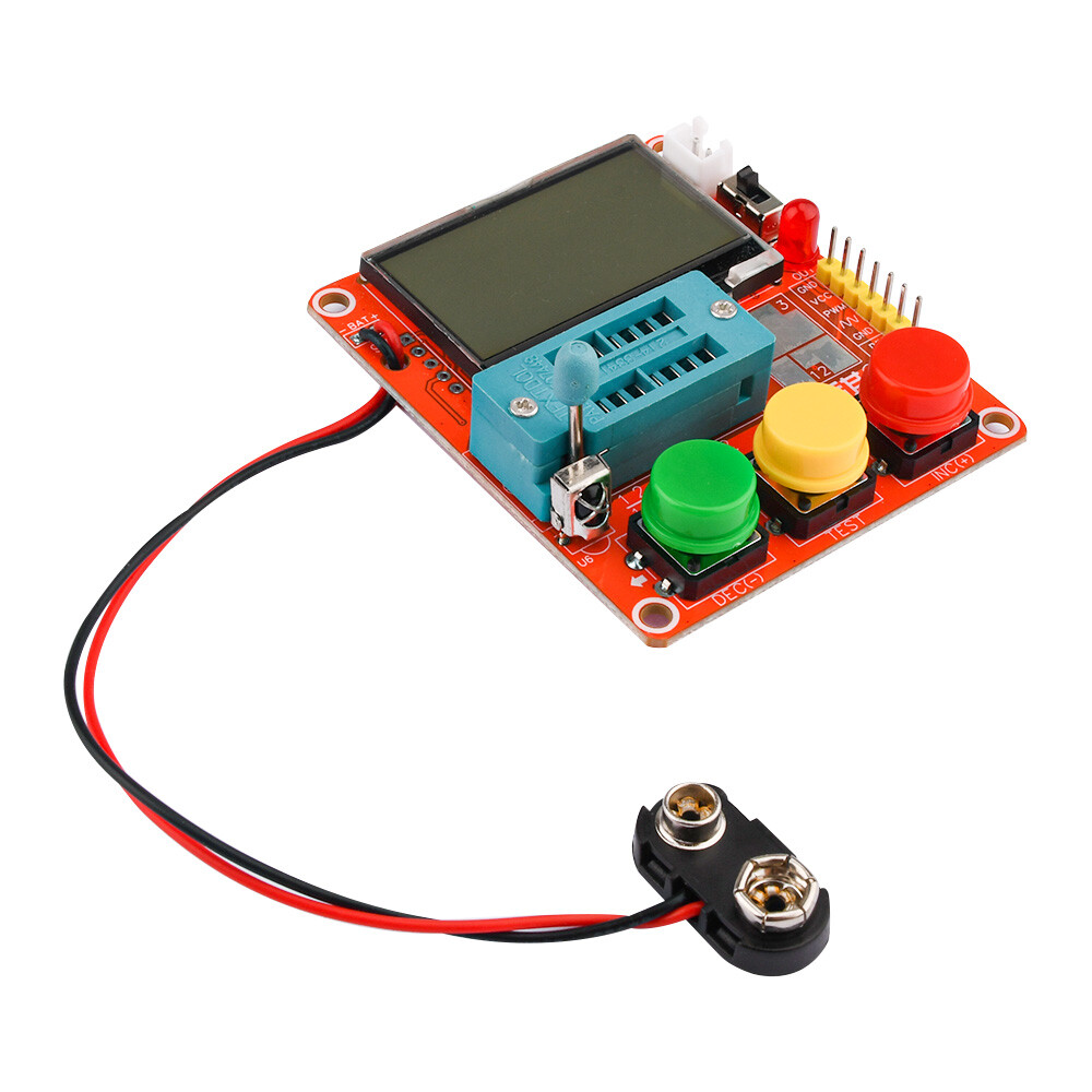 LCR-T4-MINI-Z Transistor Tester 1.7" 12864 LCD Capacitance Servo Frequency test
