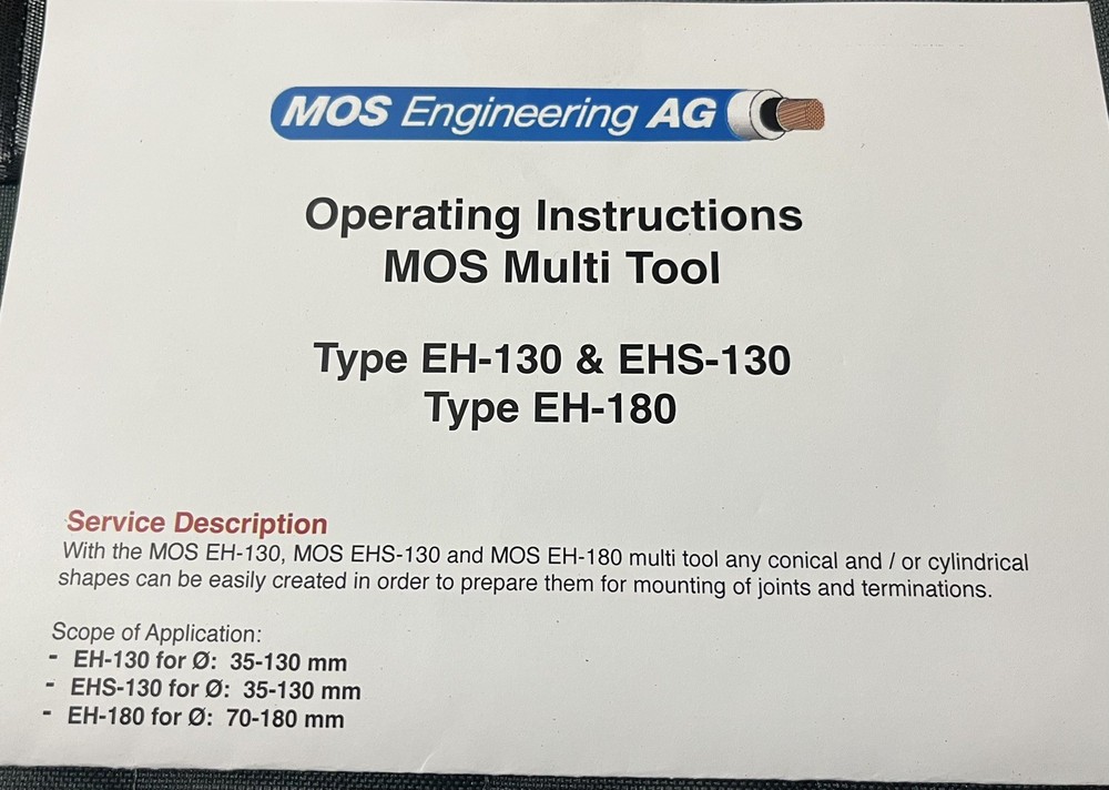 MOS Multitool EH130, eh180 & EHS 130