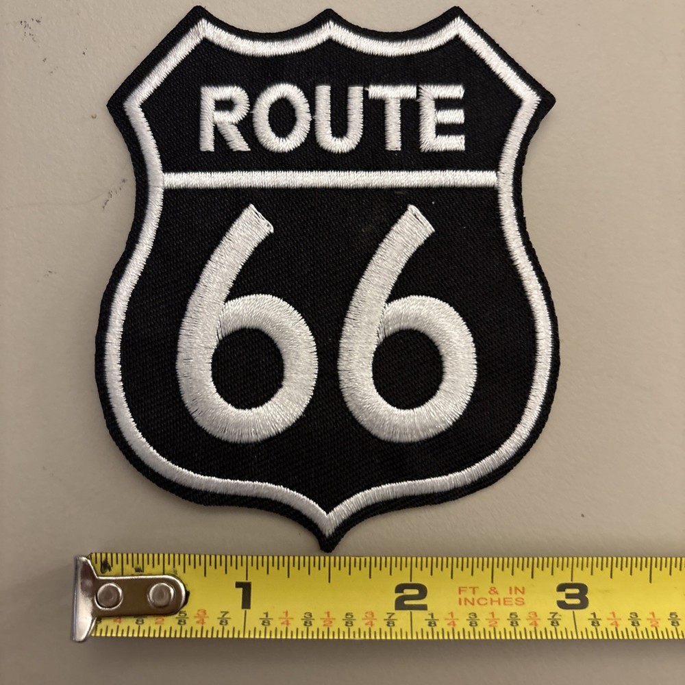 Route 66 - Embroidered Iron on Patch