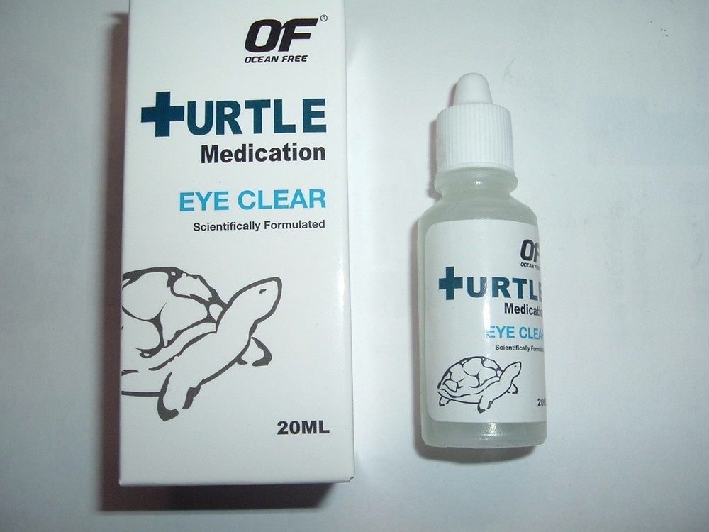 OCEAN FREE  EYE CLEAR MEDICATION for TURTLE/TORTOISE/TERRAPIN