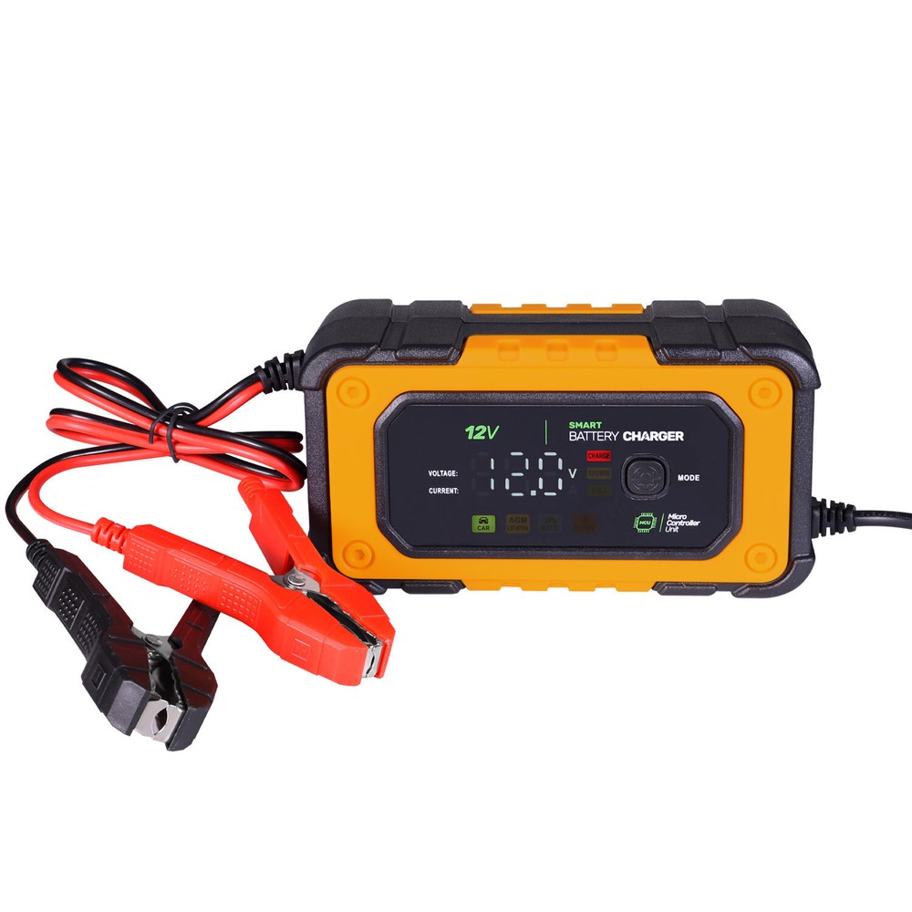 Mighty Max 12V 7Amp Battery Smart Charger Maintainer for Emergency Exit Lighting