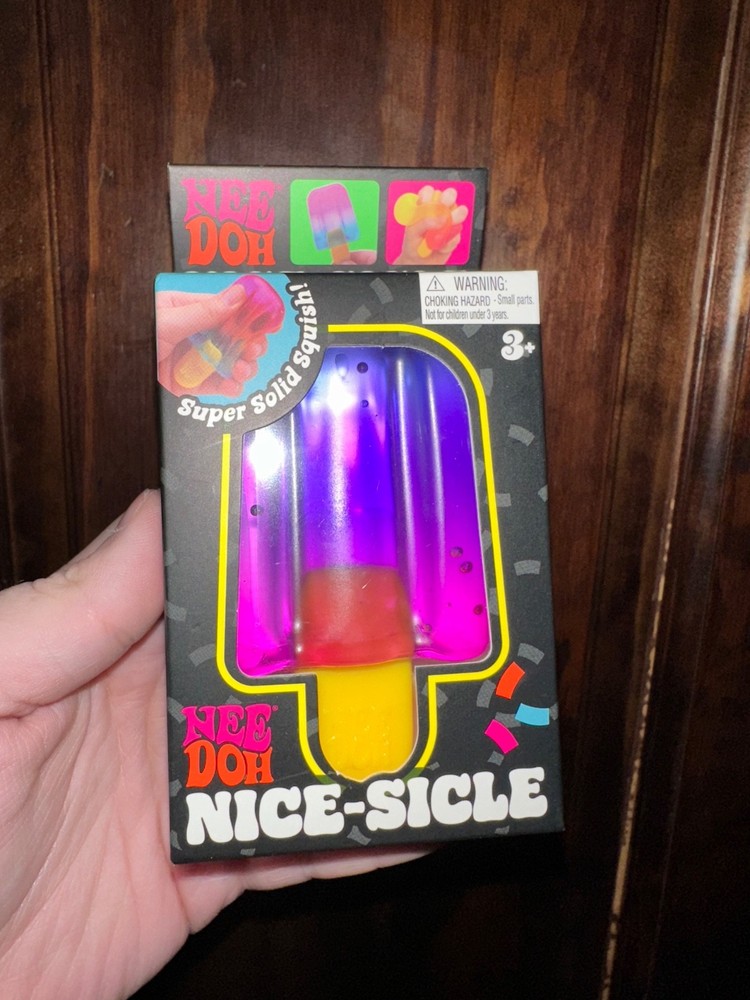 NeeDoh Nice-Sicle Purple and pink 100% Authentic