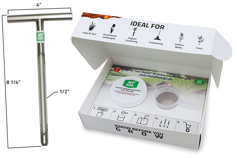 MySoil Test Kit PRO Pack: Complete Soil pH Nutrient Analysis for Garden & Lawn