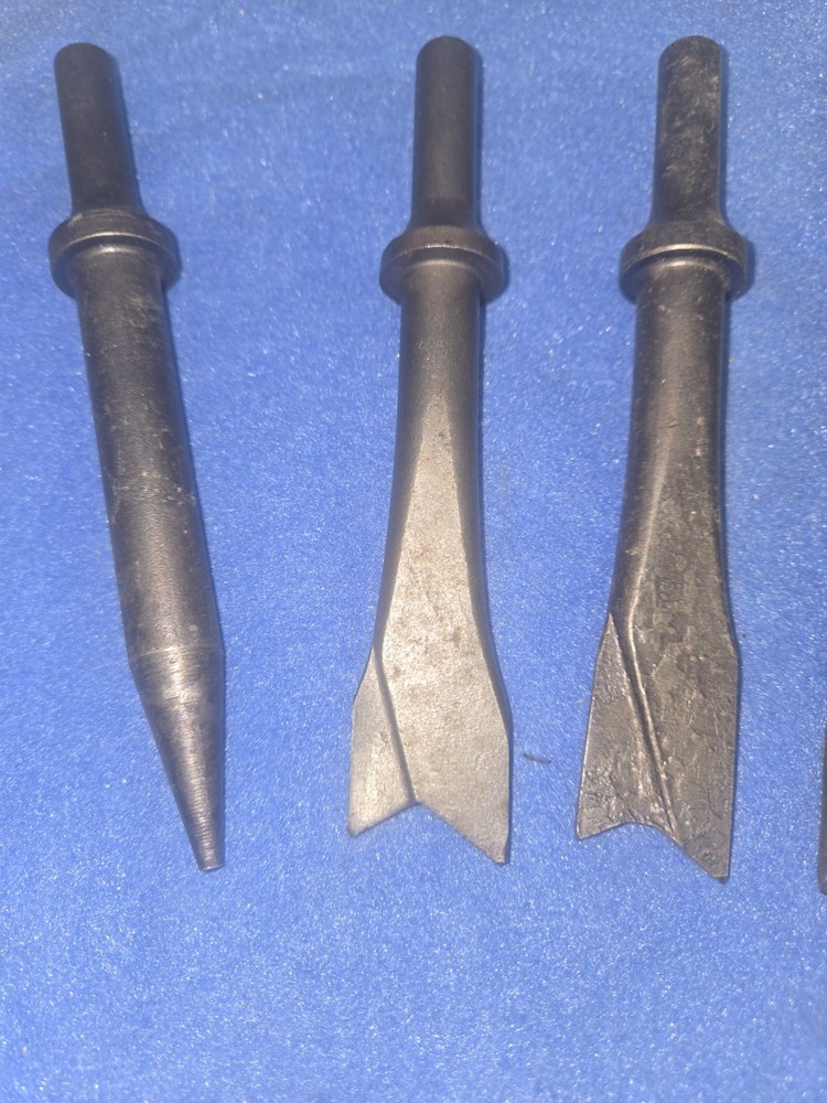 Air Hammer Chisel Mixed Lot 10 qty. Good Used
